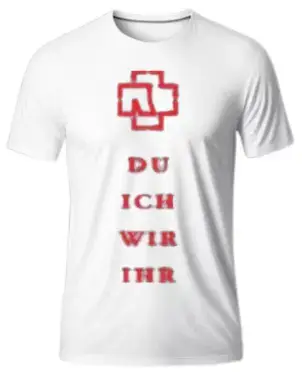 RAMMSTEIN-T-SHIRT-DU-ICH-WIR-IHR